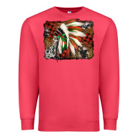 Cardinal indian headdress christmas Premium Sweatshirt - Jasminsmagicworld
