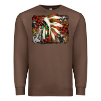 Chestnut indian headdress christmas Premium Sweatshirt - Jasminsmagicworld