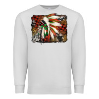 Dove Grey indian headdress christmas Premium Sweatshirt - Jasminsmagicworld