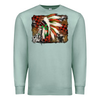 Seafoam indian headdress christmas Premium Sweatshirt - Jasminsmagicworld
