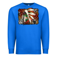 True Royal indian headdress christmas Premium Sweatshirt - Jasminsmagicworld