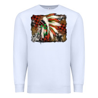 White indian headdress christmas Premium Sweatshirt - Jasminsmagicworld