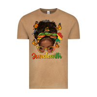 Vintage Camel afro messy bun juneteenth Vintage Tee - texasbilliewilder