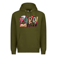 Army Green para squad Premium Hoodie - NancyCooperArtShop