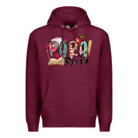 Burgundy para squad Premium Hoodie - NancyCooperArtShop