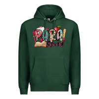 Sports Green para squad Premium Hoodie - NancyCooperArtShop