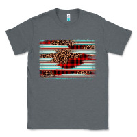 Charcoal Heather leopard serape background Classic Tee - BarkalooDesign