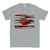 Heather Grey leopard serape background Classic Tee - BarkalooDesign