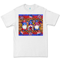 White american flag gnomes star leopard glitter tumbler Premium Tee - Artiststas