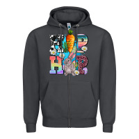 Smoke hip hop easter rabbit Zipper Hoodie - AdoDesignShop