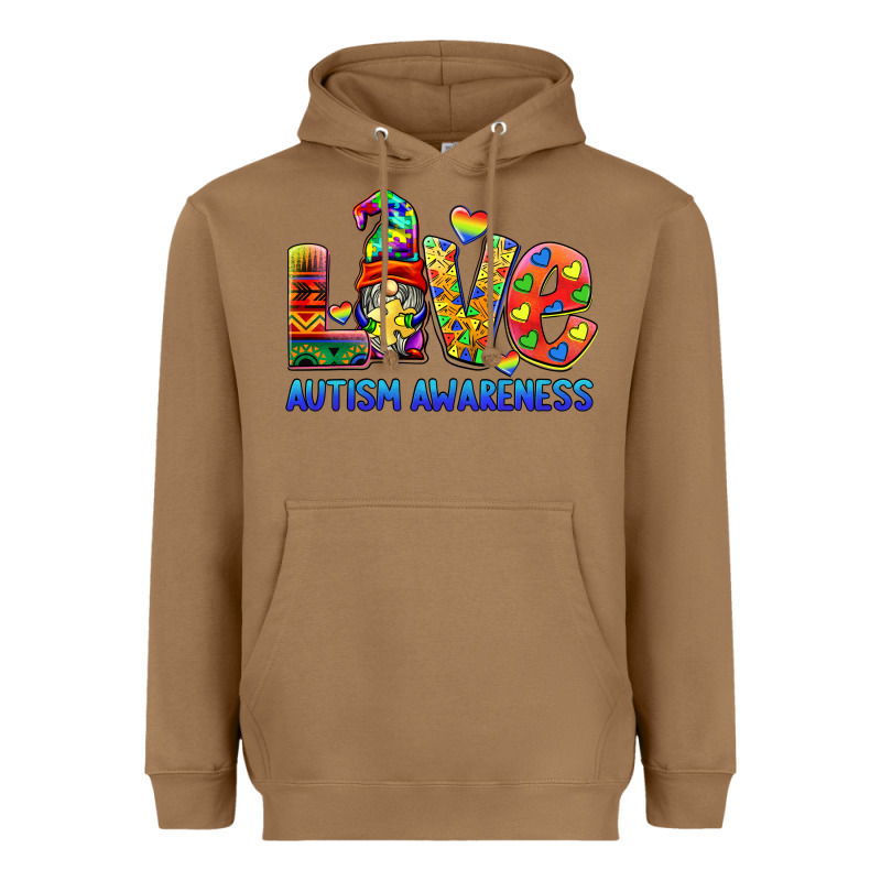 Autism Awareness Love Heavyweight Hoodie by BarkalooDesign | Teevron