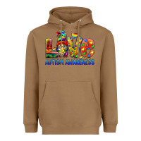 Toasted Coconut autism awareness love Heavyweight Hoodie - BarkalooDesign