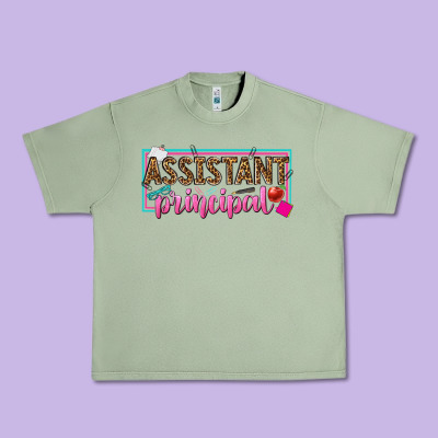 Assistant Principal Urban Heavy Tee Designed By Texasbilliewilder