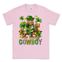 Bubblegum Pink One lucky cowboy with st. patricks elf Classic Tee - Neo Western
