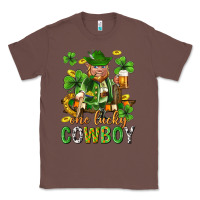 Chestnut One lucky cowboy with st. patricks elf Classic Tee - Neo Western