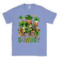 Colony Blue One lucky cowboy with st. patricks elf Classic Tee - Neo Western
