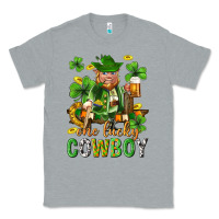 Heather Grey One lucky cowboy with st. patricks elf Classic Tee - Neo Western