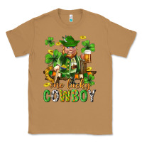 Toasted Coconut One lucky cowboy with st. patricks elf Classic Tee - Neo Western