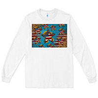 White 4th of july stars skinny metal can holder Long Sleeve Tee - HRA Design Shop
