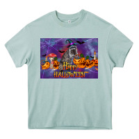 Arona Happy Halloween Raccoon Heavy Core Tee - LillyAllenDesigns