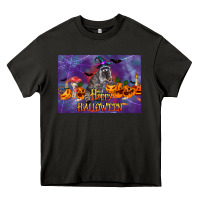 Asphalt Happy Halloween Raccoon Heavy Core Tee - LillyAllenDesigns