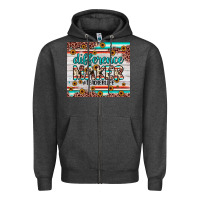 Charcoal Heather difference maker Zipper Hoodie - JahusDesignShop