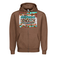 Chestnut difference maker Zipper Hoodie - JahusDesignShop