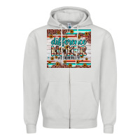 Dove Grey difference maker Zipper Hoodie - JahusDesignShop