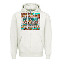 Oatmeal Heather difference maker Zipper Hoodie - JahusDesignShop