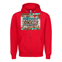 Red difference maker Zipper Hoodie - JahusDesignShop