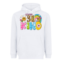 White always be kind Heavyweight Hoodie - NancyCooperArtShop
