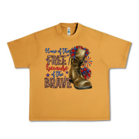 Peanut Butter home of the free because of the brave Urban Heavy Tee - Zillion Design Studio