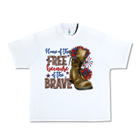 Home Of The Free Because Of The Brave Urban Heavy Tee | Teevron
