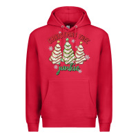 Cardinal christmas tree junkie Premium Hoodie - MaliasSmallBusiness