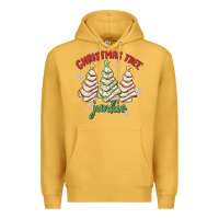 Mustard christmas tree junkie Premium Hoodie - MaliasSmallBusiness