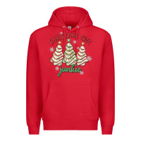 Red christmas tree junkie Premium Hoodie - MaliasSmallBusiness