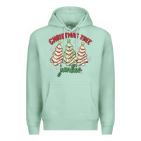 Seafoam christmas tree junkie Premium Hoodie - MaliasSmallBusiness