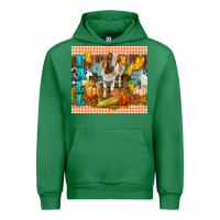 Emerald Fall With Baby Goat Urban Hoodie - LillyAllenDesigns