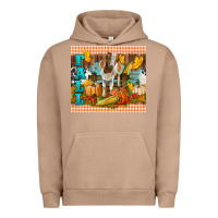Pigment Burro Fall With Baby Goat Urban Hoodie - LillyAllenDesigns