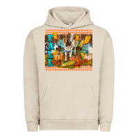 Pigment French Oak Fall With Baby Goat Urban Hoodie - LillyAllenDesigns