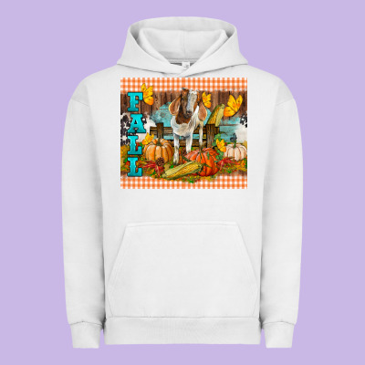 Fall With Baby Goat Urban Hoodie Designed By Lillyallendesigns