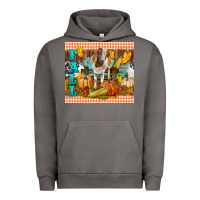 Pigment Tornado Fall With Baby Goat Urban Hoodie - LillyAllenDesigns