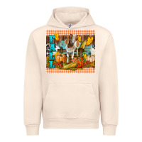 Sandshell Fall With Baby Goat Urban Hoodie - LillyAllenDesigns