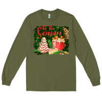 Army Green tis the season Long Sleeve Tee - FaDigitalArtStudio