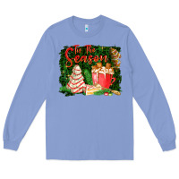 Colony Blue tis the season Long Sleeve Tee - FaDigitalArtStudio