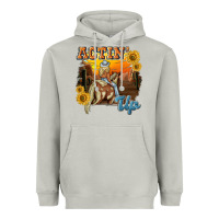 Moon Dust actinup with cowgirl Heavyweight Hoodie - NancyCooperArtShop