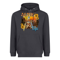 Smoke actinup with cowgirl Heavyweight Hoodie - NancyCooperArtShop