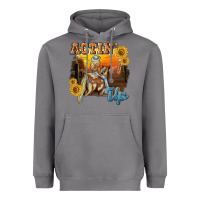 Storm actinup with cowgirl Heavyweight Hoodie - NancyCooperArtShop