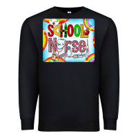 Black Western School Nurse Premium Sweatshirt - LillyAllenDesigns