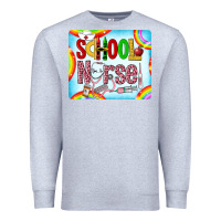 Heather Grey Western School Nurse Premium Sweatshirt - LillyAllenDesigns